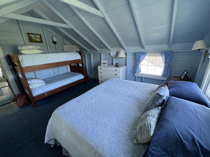 Bunk Beds in Blue Bedroom